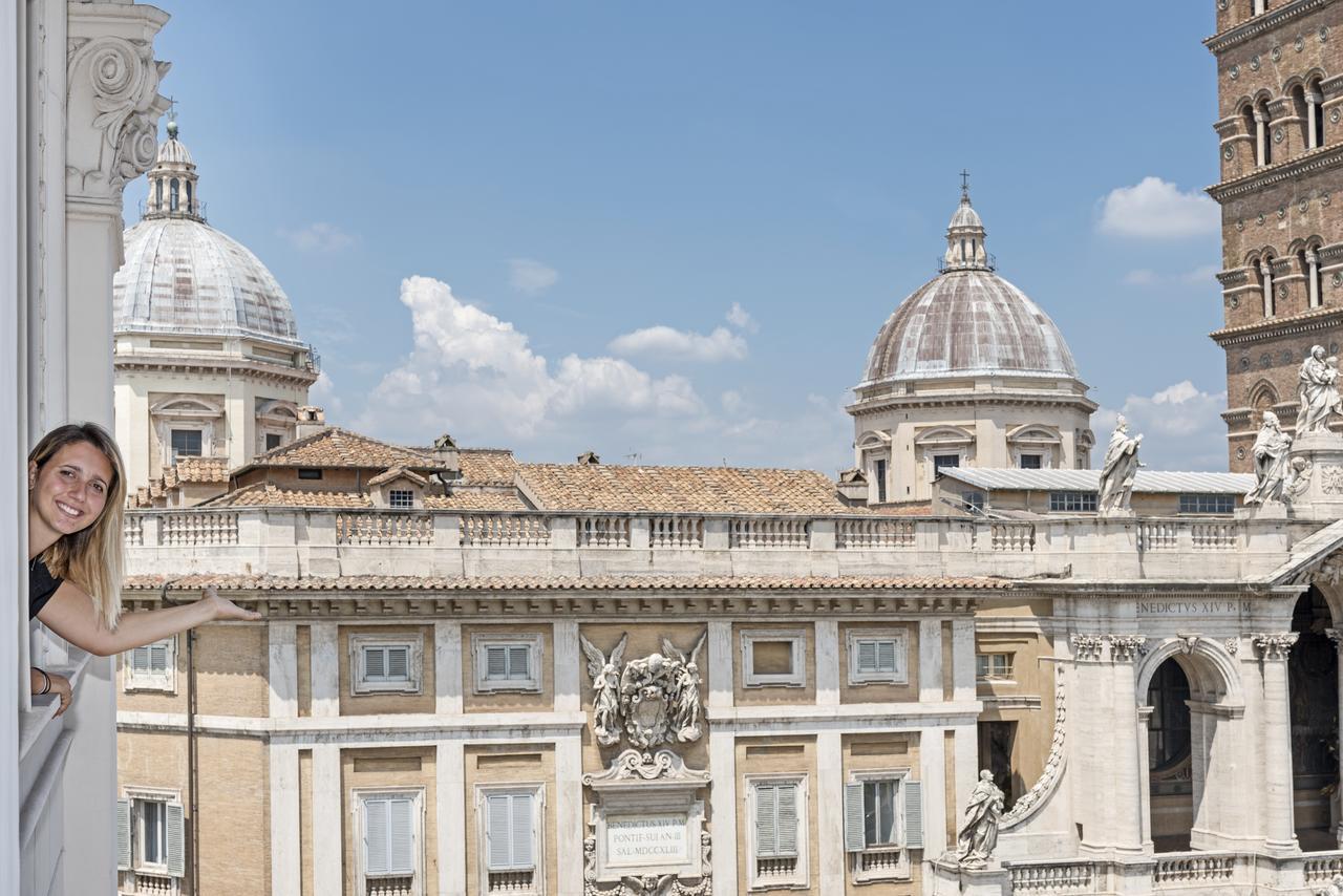 Blam Alice'S House, Great View To Santa Maria Maggiore Church Rome Bagian luar foto